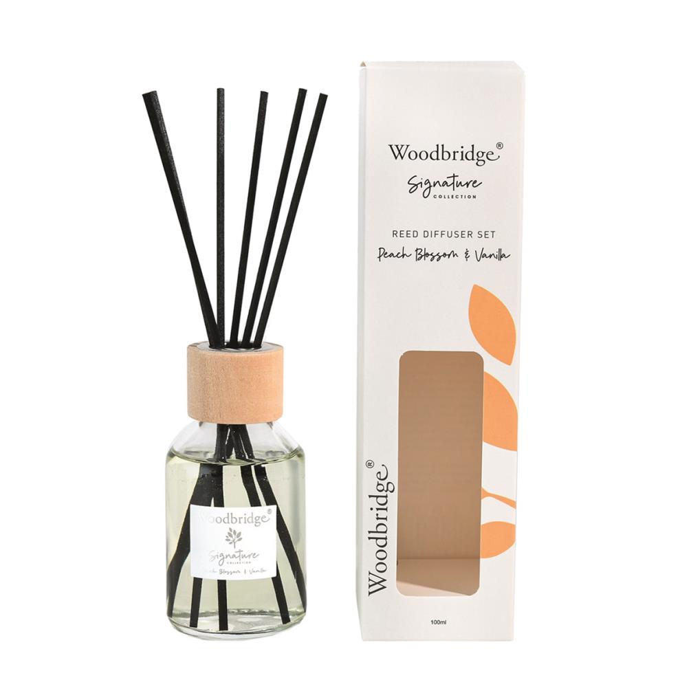 Woodbridge Peach Blossom & Vanilla Reed Diffuser - 100ml £7.19